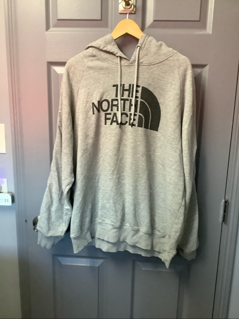 The North Face Gray Logo Pullover Hoodie